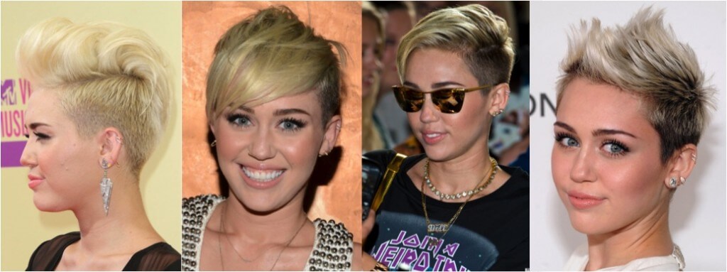 short miley hair